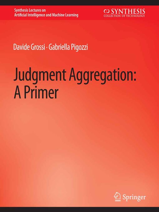 Title details for Judgment Aggregation by Davide Grossi - Available